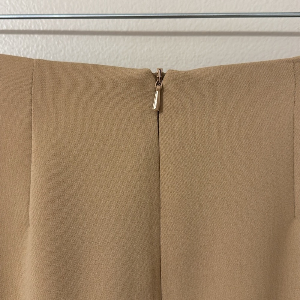 Yansi Fugel Womens Straight Pencil
Skirt Tan Sz 4 Minimalist Neutral Classic - Picture 3 of 7